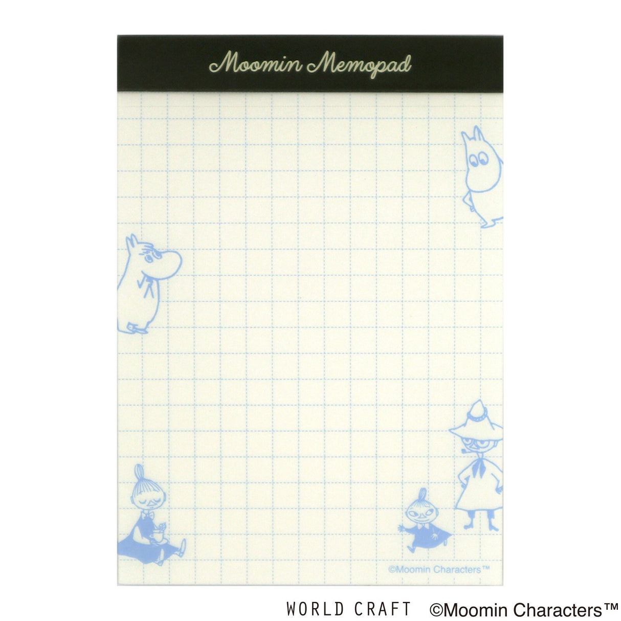 Moomin Memo Pad A7 Wood Green