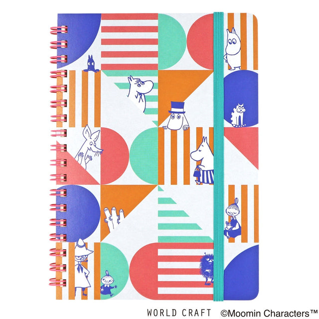 Moomin B6 Notebook Striped