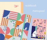 Moomin B6 Notebook Striped