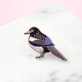 Magpie Enamel Pin