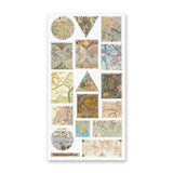 Mapped Out Stamps Sticker Sheet