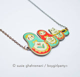 Collar de muñeca rusa Matryoshka