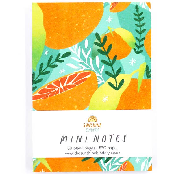 Tropicana Oranges Notepad Mini Notes A7