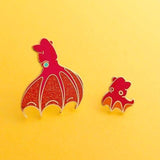 Mini Vampire Squid Pin