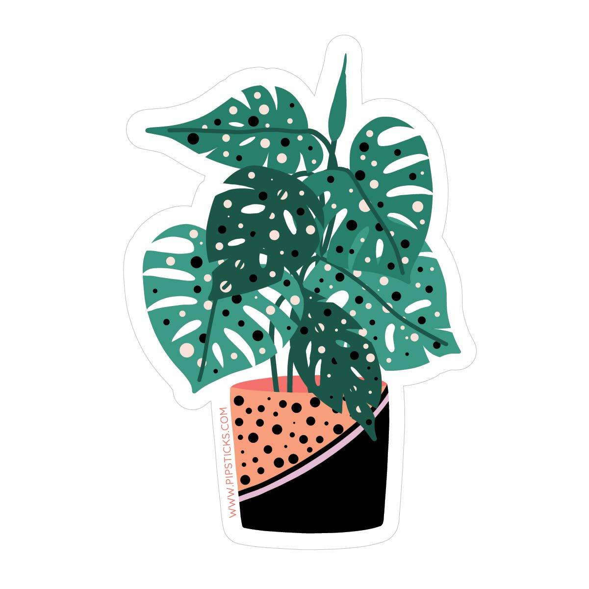 Monstera Vinyl Sticker