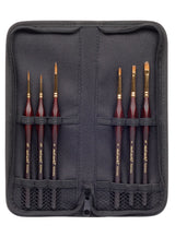 Kolinsky Sable Watercolor Brush Set in Wallet