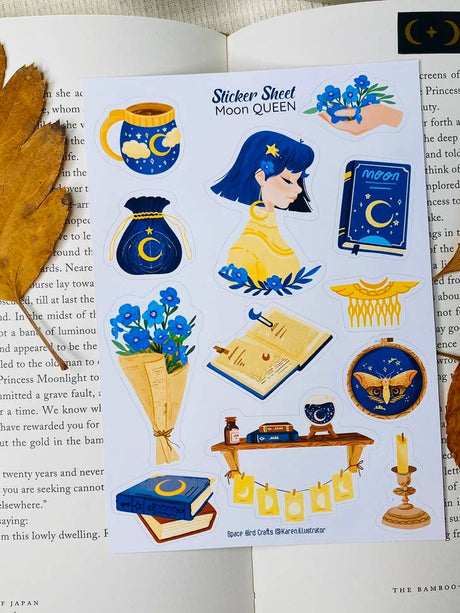 Moon Queen Sticker Sheet