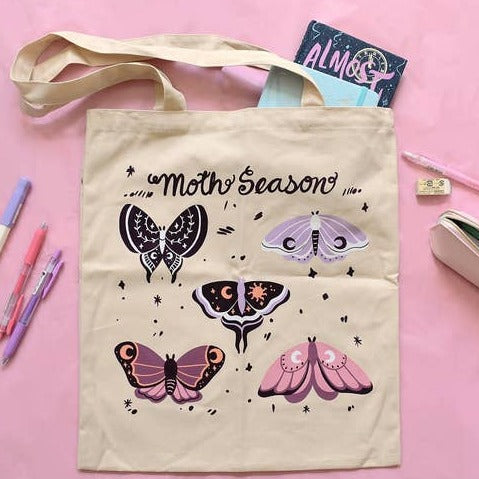 Moth Season Tote Bag