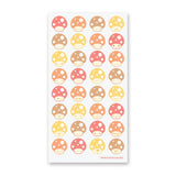 Mushroom Emojis Sticker Sheet