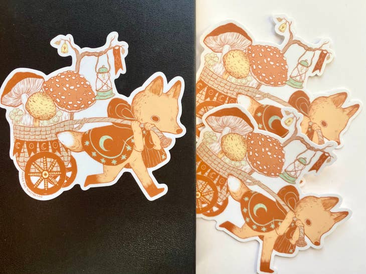 Mushroom Forager Sticker