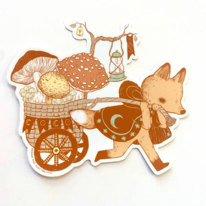 Mushroom Forager Sticker