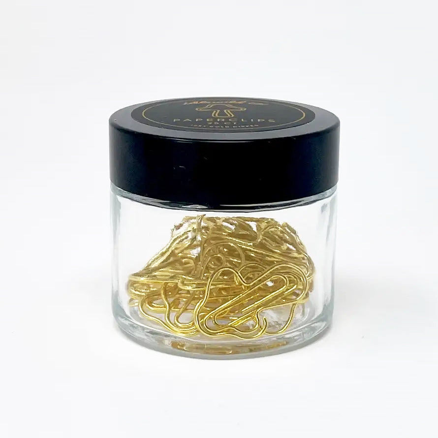 Mushroom Gold Plated Paper Clips