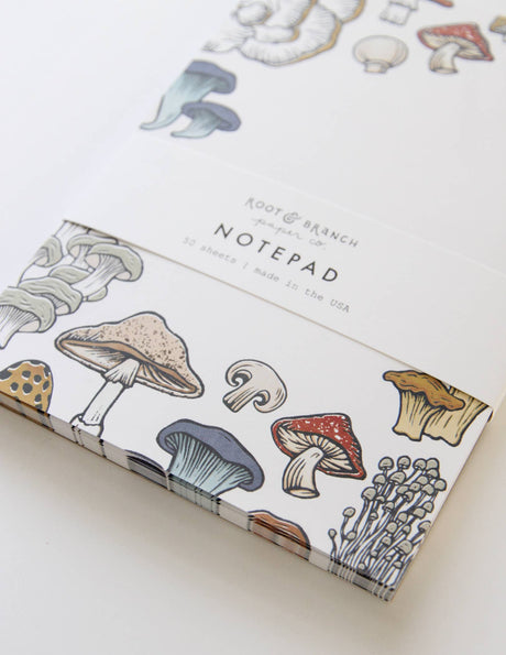 Mushroom + Fungi Notepad