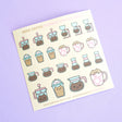 Neko Coffee planner sticker sheet