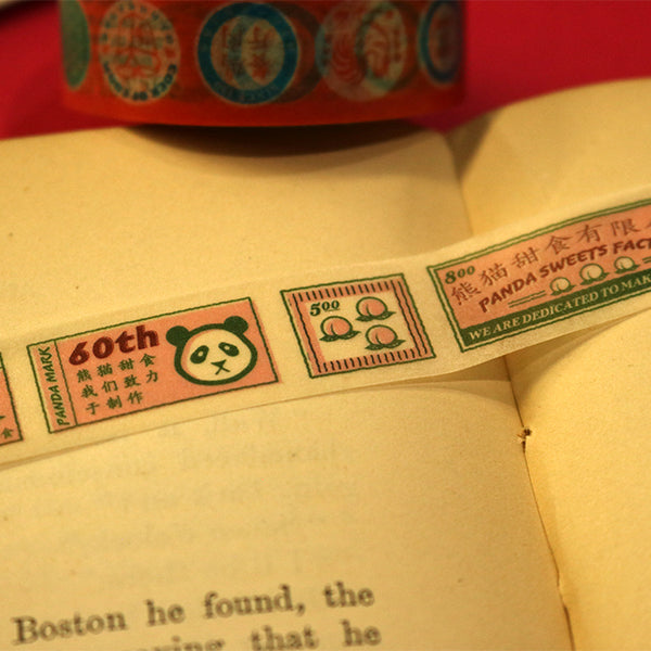 Panda Bear Washi Tape Oriental Voyager