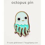 Pin de esmalte de pulpo