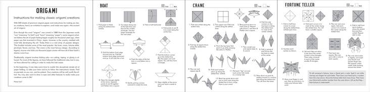 Origami Paper Washi Patterns (500 Sheets)