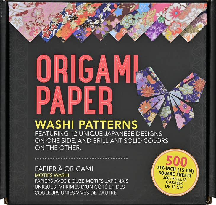 Origami Paper Washi Patterns (500 Sheets)