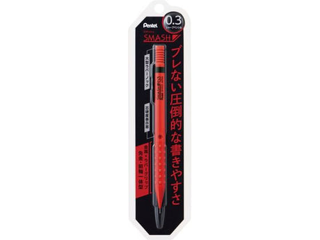 Pentel Smash Mechanical Pencil 0.3 Q1003 Red