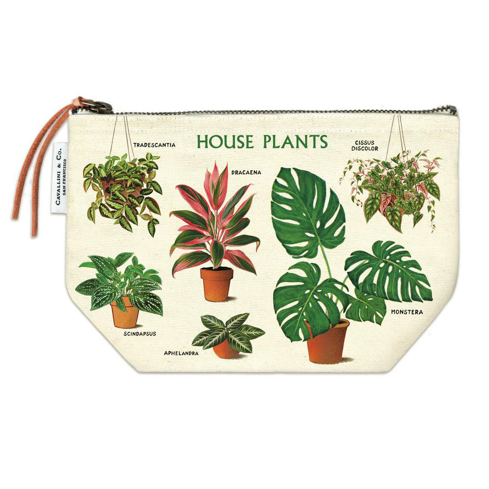 House Plants Vintage Pouch Cavallini & Co.