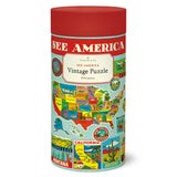 Cavallini & Co See America 1,000 Piece Puzzle