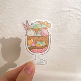 Parfait Friends Clear Vinyl Sticker