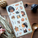 Pastoral Florals Sticker Sheet