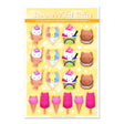 Kitties Summer Treats Planner Sticker Sheet