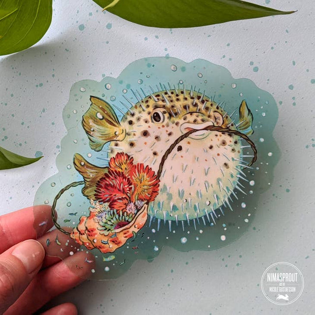 Pufferfish Sticker Nimasprout