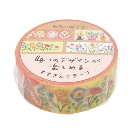 Garden Flower Washi Tape