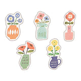 Flower Vase Flake Sticker