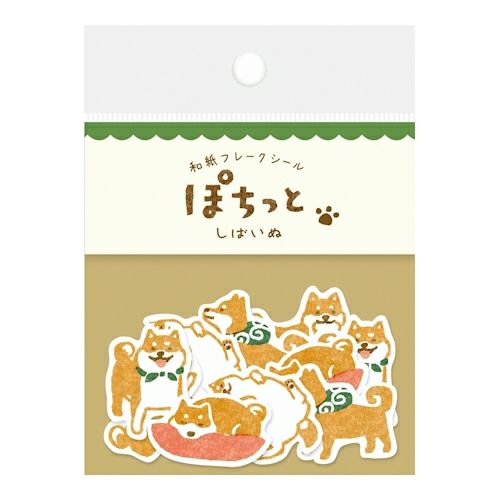 Shiba Inu Flake Sticker