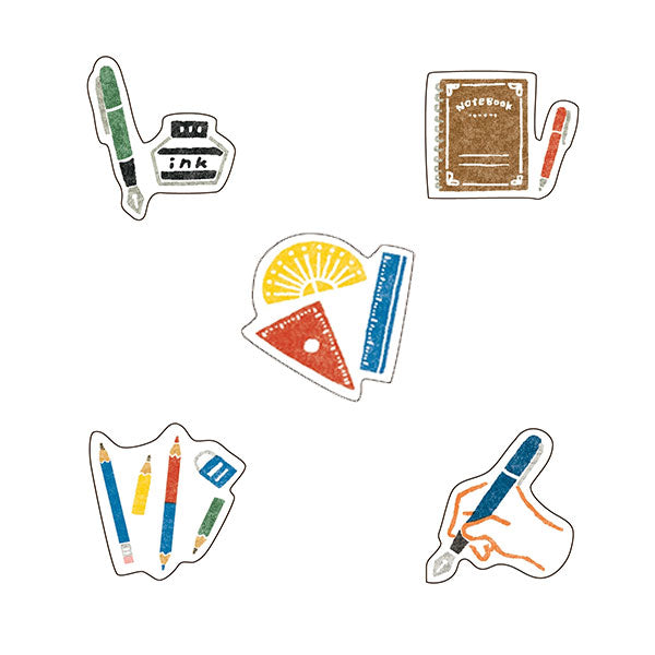 Stationery Flake Sticker