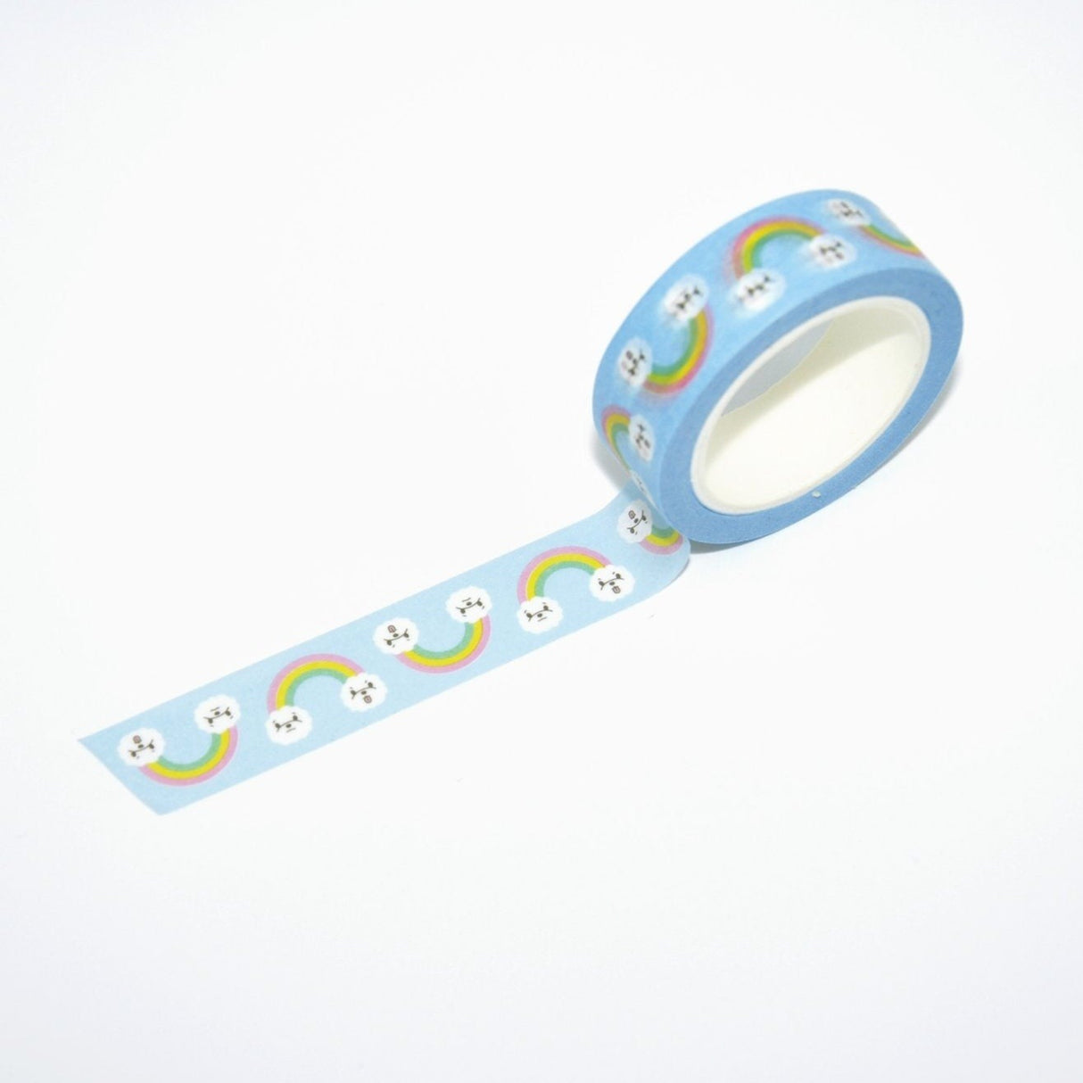 Rainbow Bichon Washi Tape