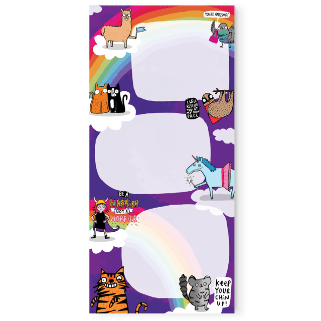 Rainbow Magnetic DL Notepad