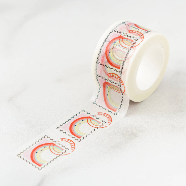 Rainbow Stamp Washi Tape