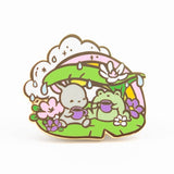 Rainy Day Tea Pin