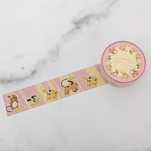 Running Pikalution Washi Tape