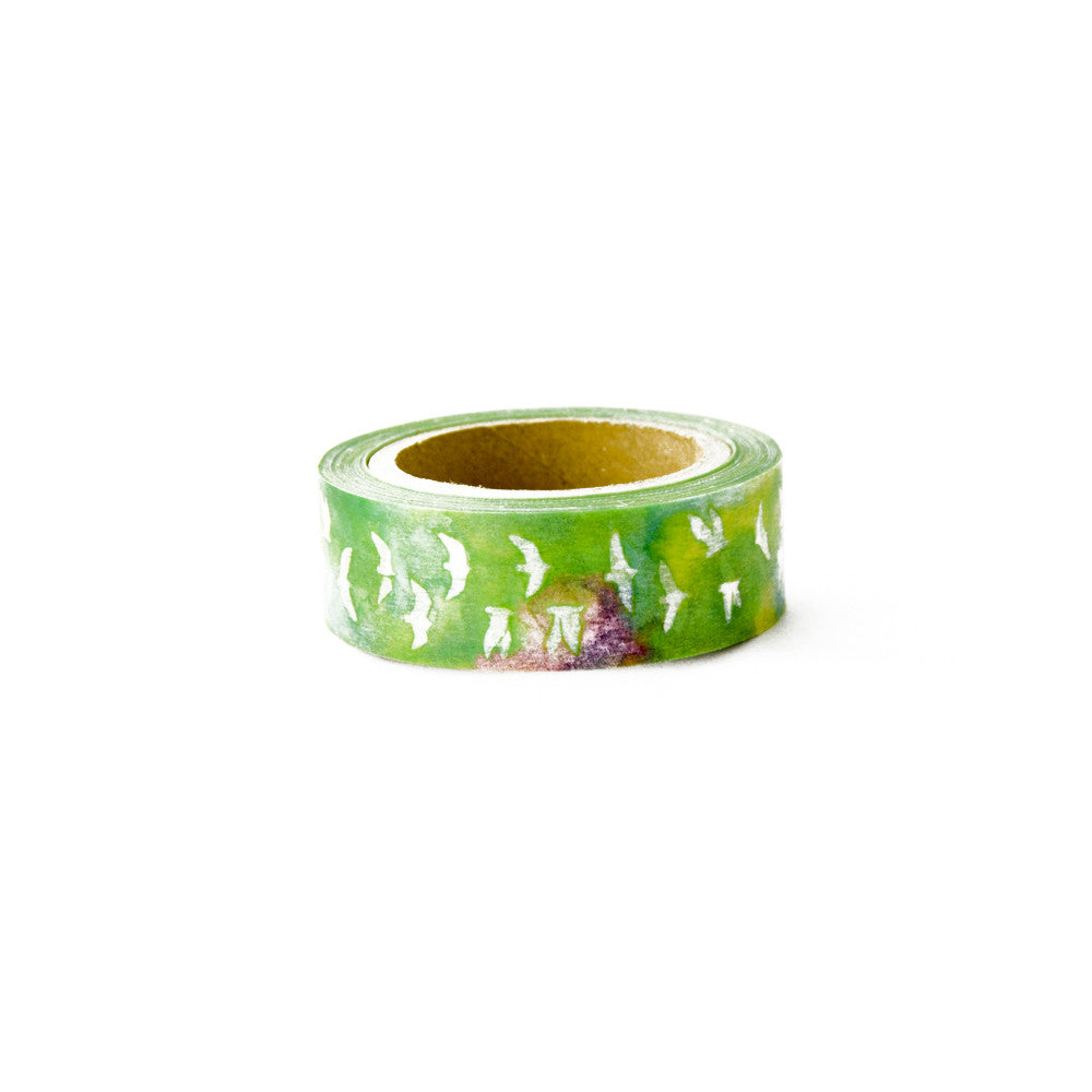 Bird Round Top Masking Tape • Space Craft