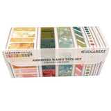 Assortment Spectrum Sherbet Washi Tape Set 6/Rolls