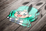 Sailor Neptune Anime Peeker Anime Vinyl Sticker