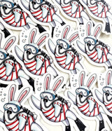 Scuba Diver Bunny Sticker