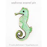 Pin de esmalte de caballito de mar