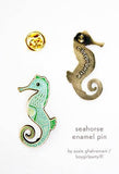 Seahorse Enamel Pin