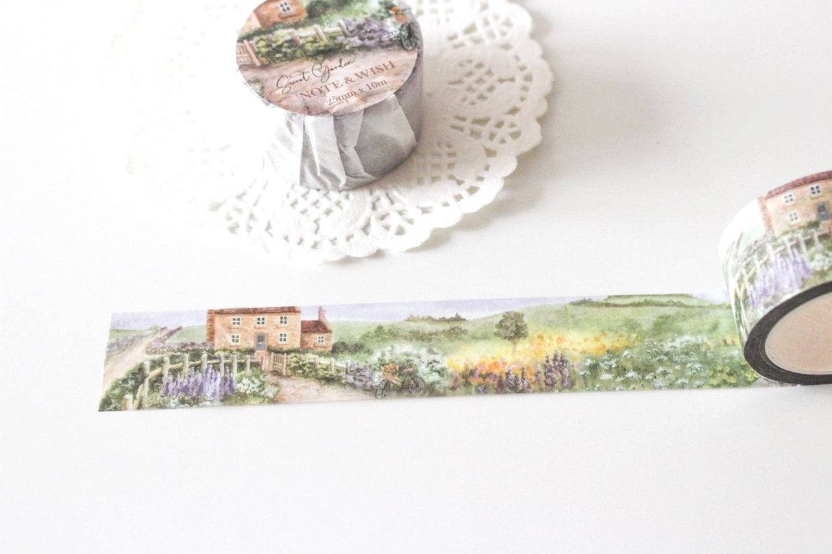 Secret Garden Washi Tape Note & Wish