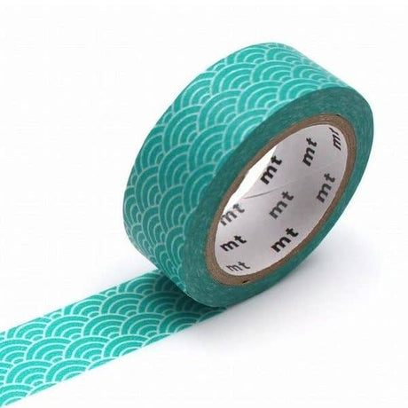 Seigaihamon Hisui Wave MT Washi Tape