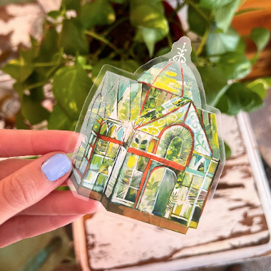 Semi-Transparent Greenhouse Sticker