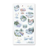 Serene Swans Sticker Sheet