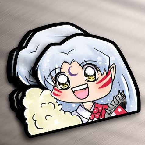 Sesshomaru Inuyasha Peeker Anime Vinyl Sticker