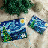 Silent Night Starry Night Van Gogh 1000 Piece Puzzle